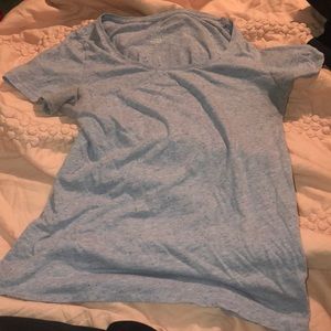 American Eagle light blue speckled t-shirt
